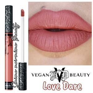 KAT VON D Everlasting liquid lipstick in Love Dare (Mauve Pink Nude)
